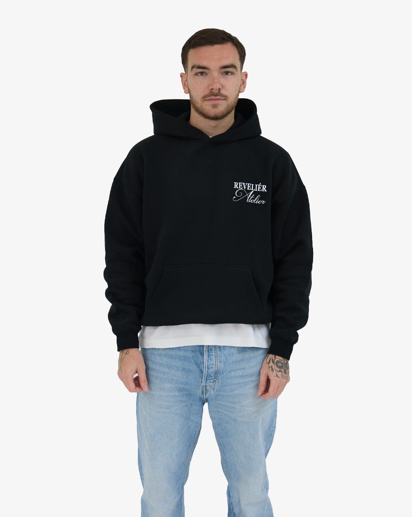 ATELIER HOODIE - BLACK Hoodie Reveliér Studios
