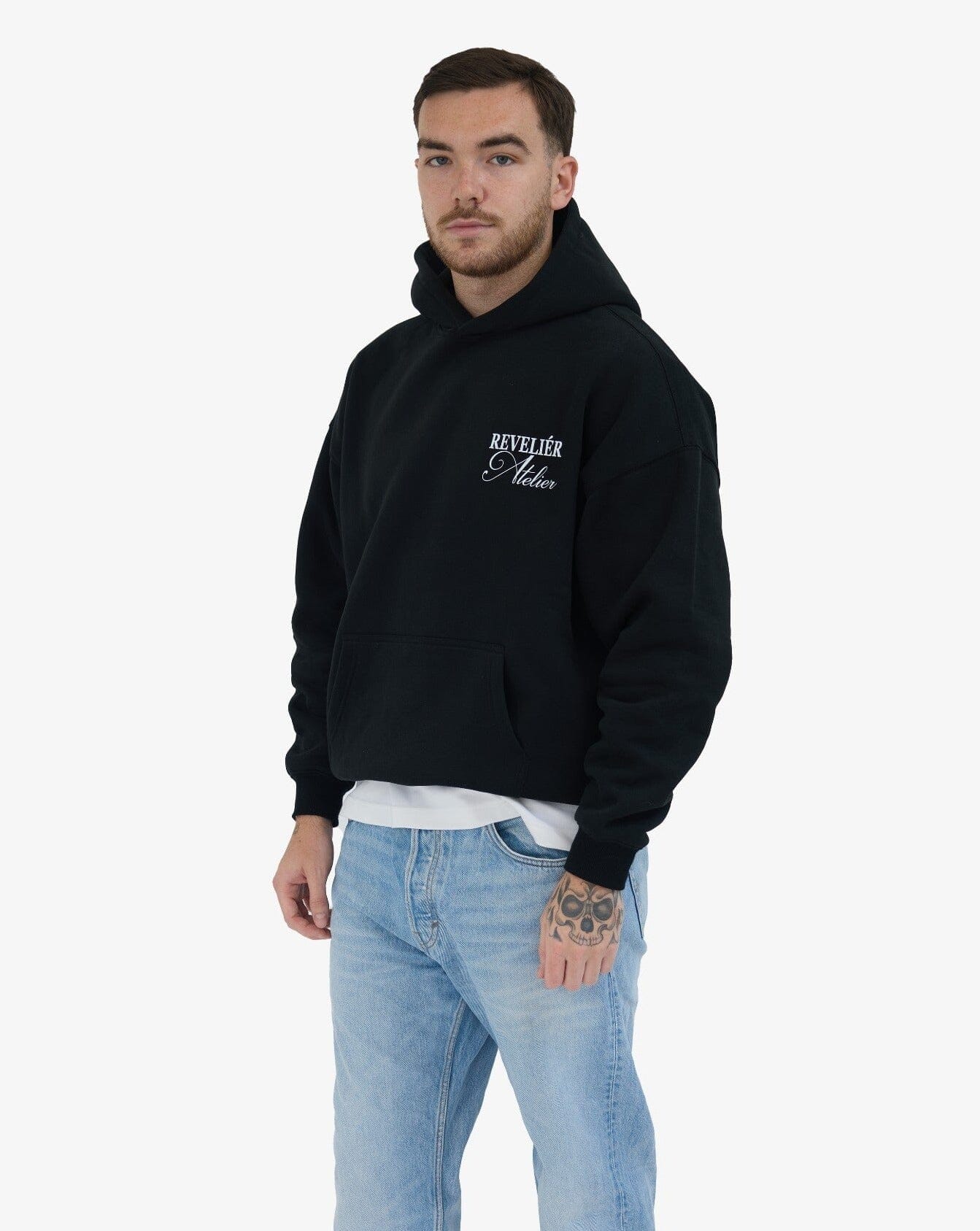ATELIER HOODIE - BLACK Hoodie Reveliér Studios