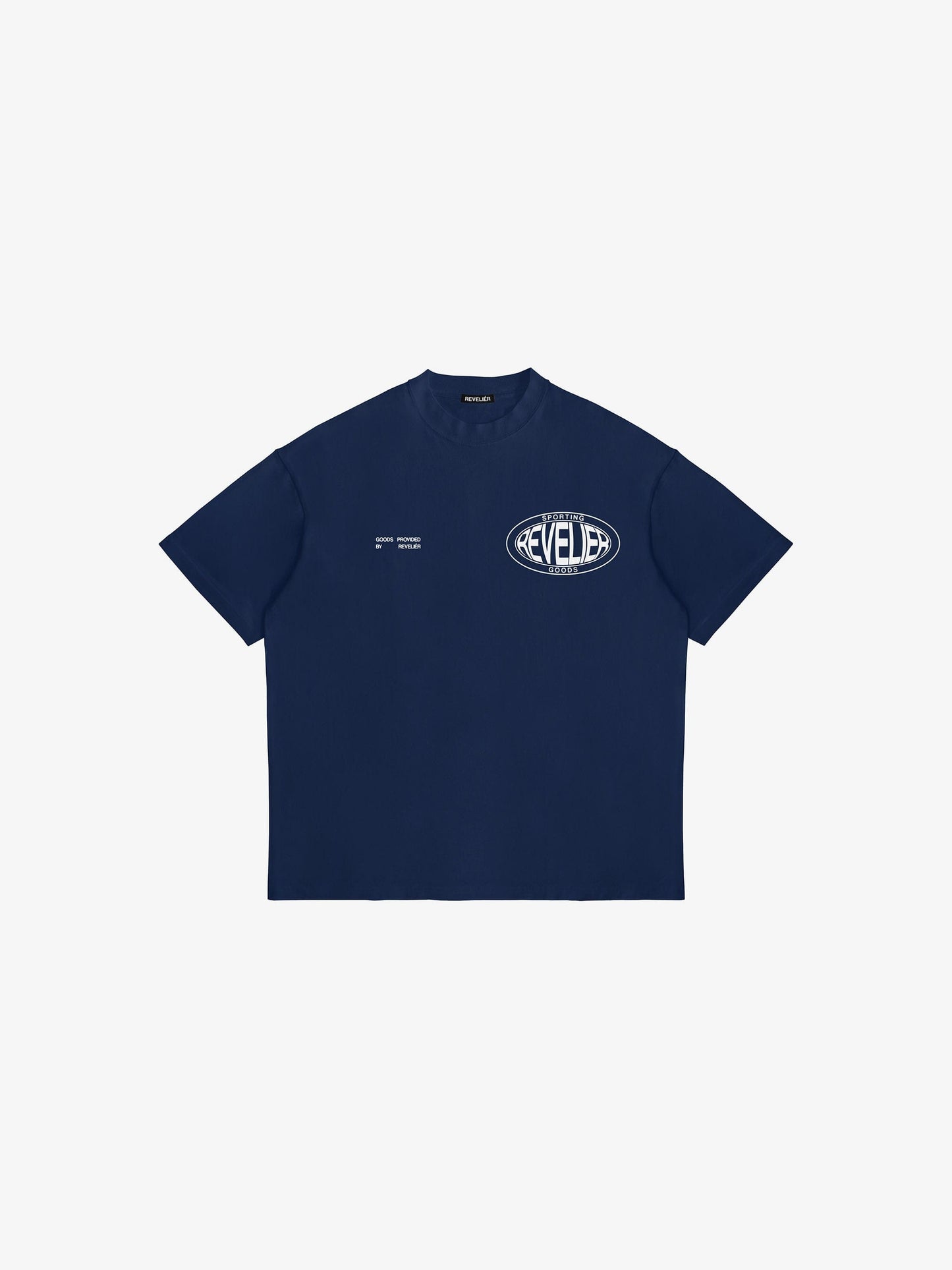 SPORTING GOODS T-SHIRT - NAVY T-Shirt Reveliér Studios