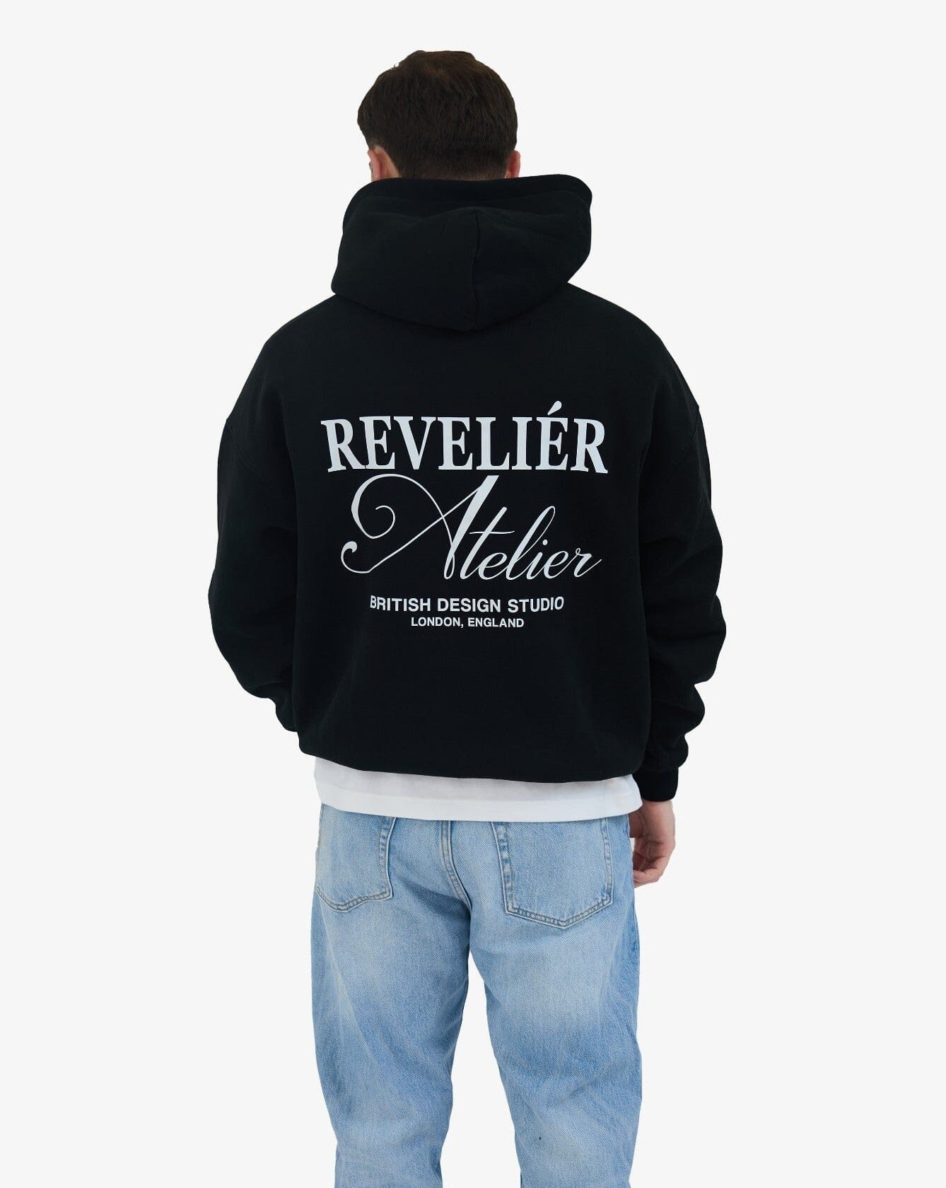 ATELIER HOODIE - BLACK Hoodie Reveliér Studios 